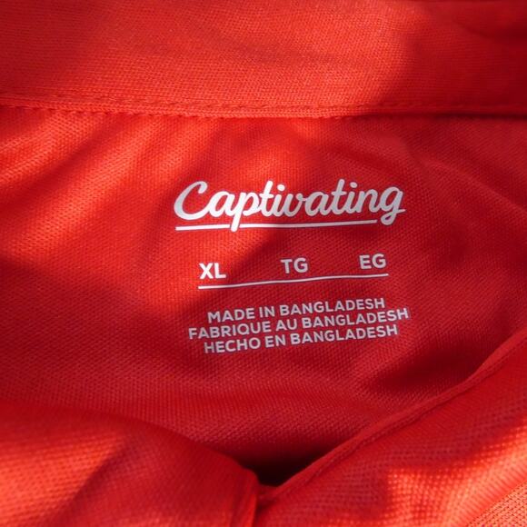 Captivating Men's XL Louisville Cardinals Licensed University Polo Shirt Red - Picture 4 of 8